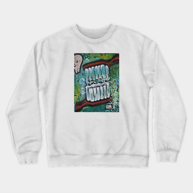 Bad Breath? Crewneck Sweatshirt by GnarledBranch